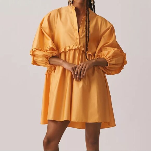 Anthropologie Dresses & Skirts - Anthropologie Devotion Twins Ruffled Mini Dress